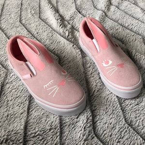 Girl’s Pink Rabbit Slip On Vans